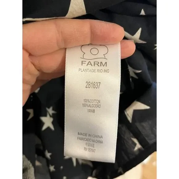 Farm rio Stardust Mini Dress, sz XS - Picture 7 of 12